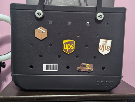 UPS Bogg bag charms