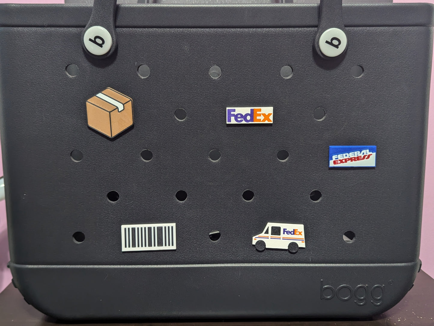 FedEx Bogg bag charms