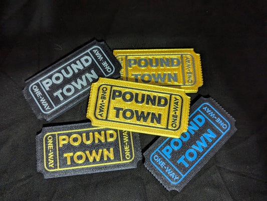 3D printed Customizable ticket to pound town!