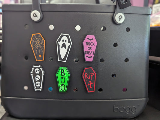 3D Printed Coffin Bogg bag charms