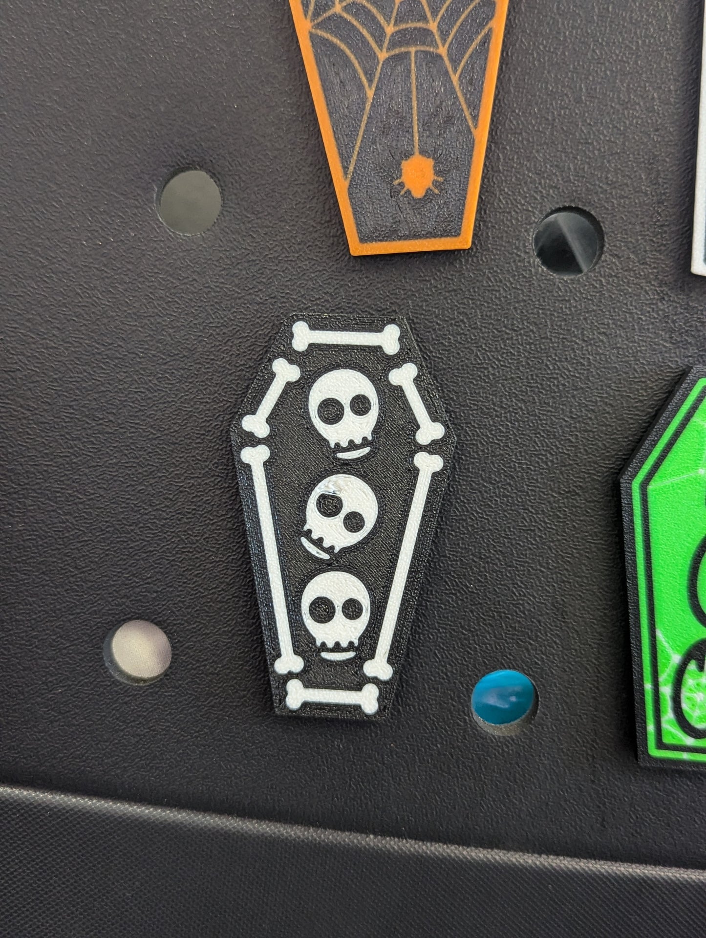 3D Printed Coffin Bogg bag charms