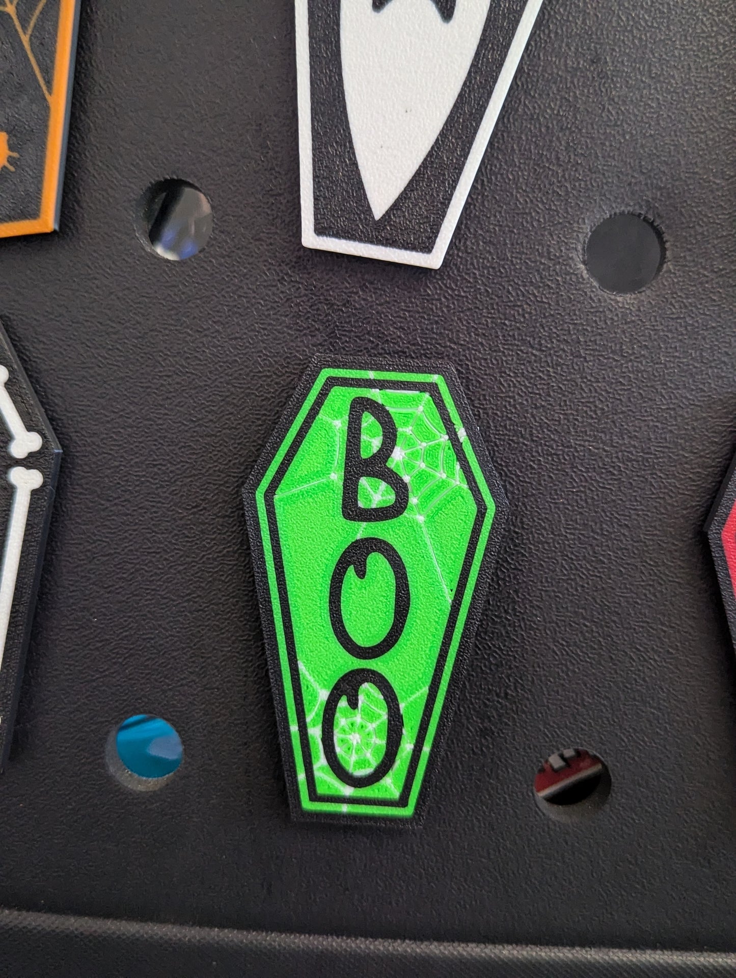 3D Printed Coffin Bogg bag charms