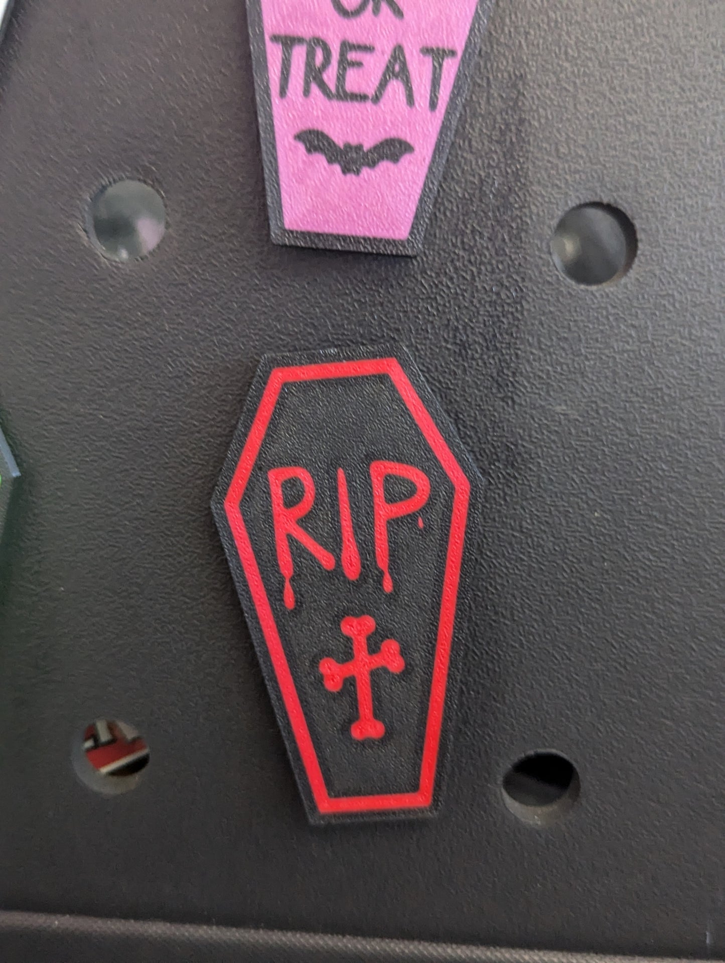 3D Printed Coffin Bogg bag charms