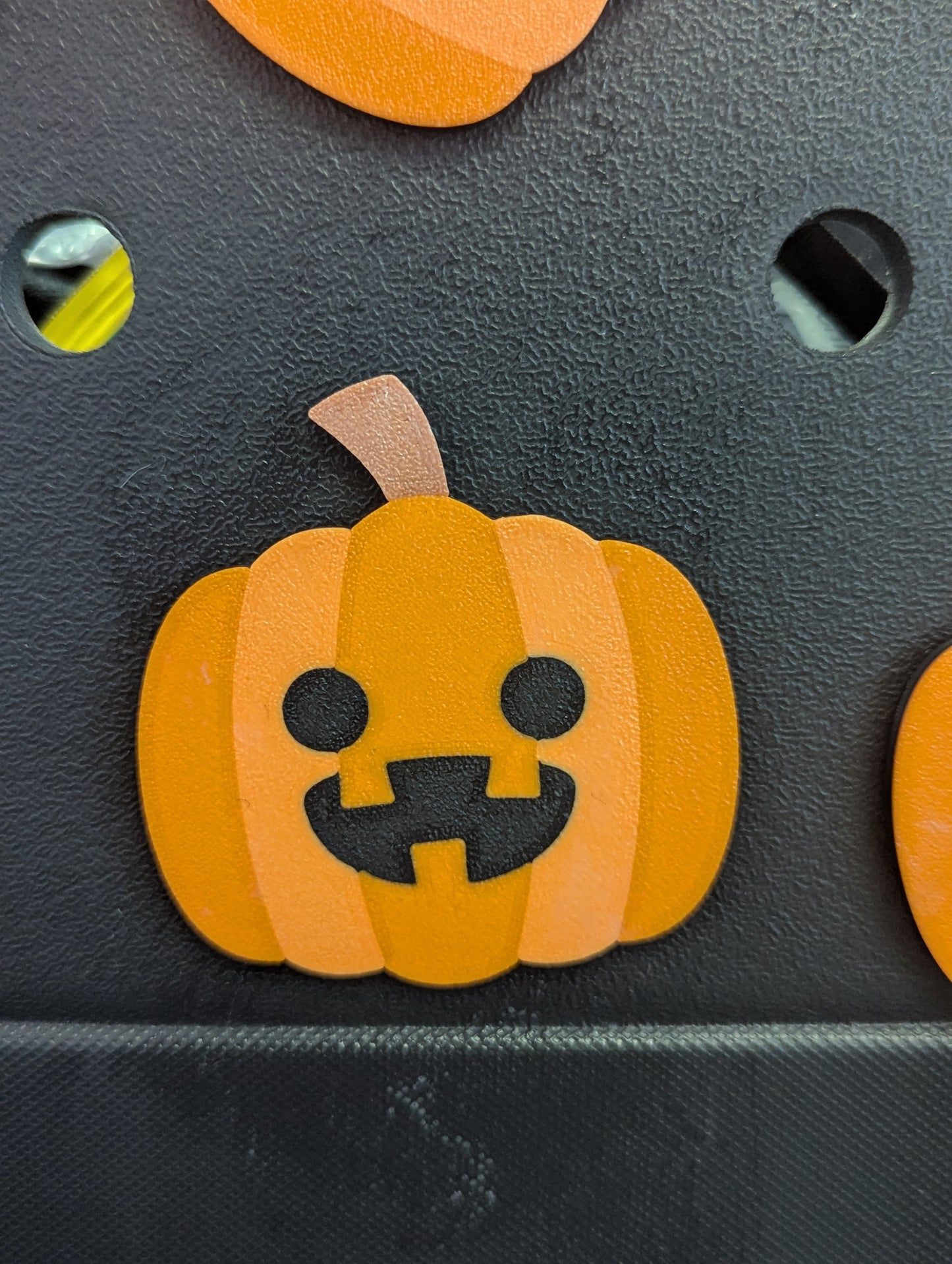 Jack-O'-Lantern themed Bogg Bag Charms