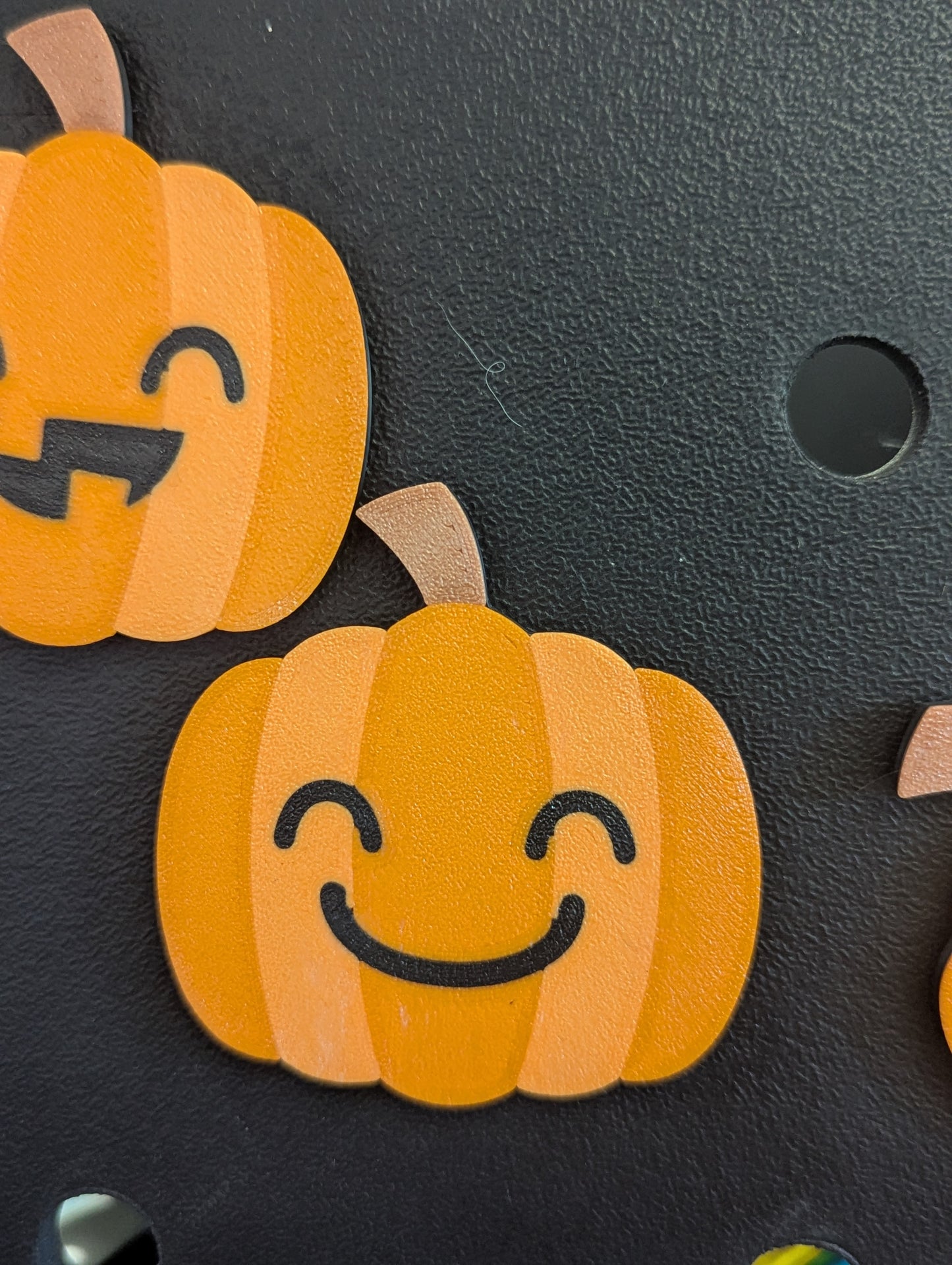 Jack-O'-Lantern themed Bogg Bag Charms