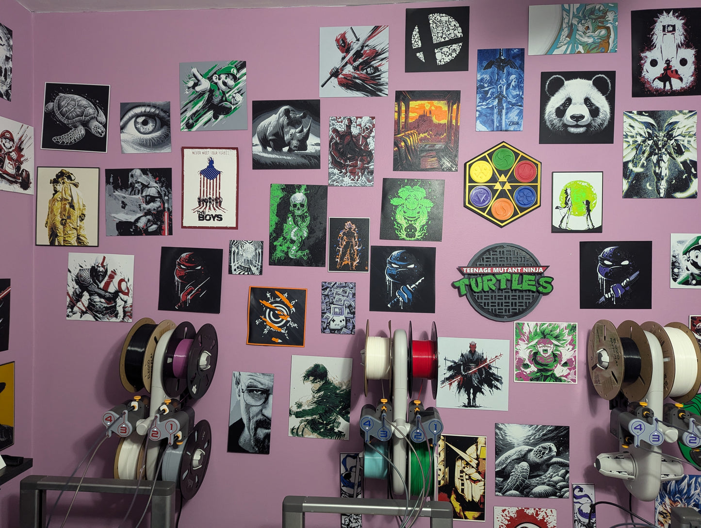 3D printed wall art