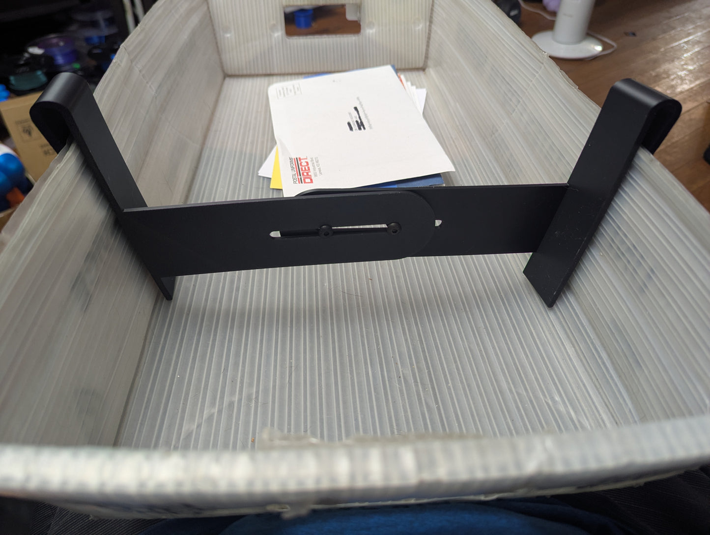 USPS tray letter holder - stop your DPS from sliding around - for Letter carriers, city and rural, Cca Rca Ptf