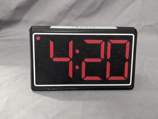 Hidden stash box alarm clock