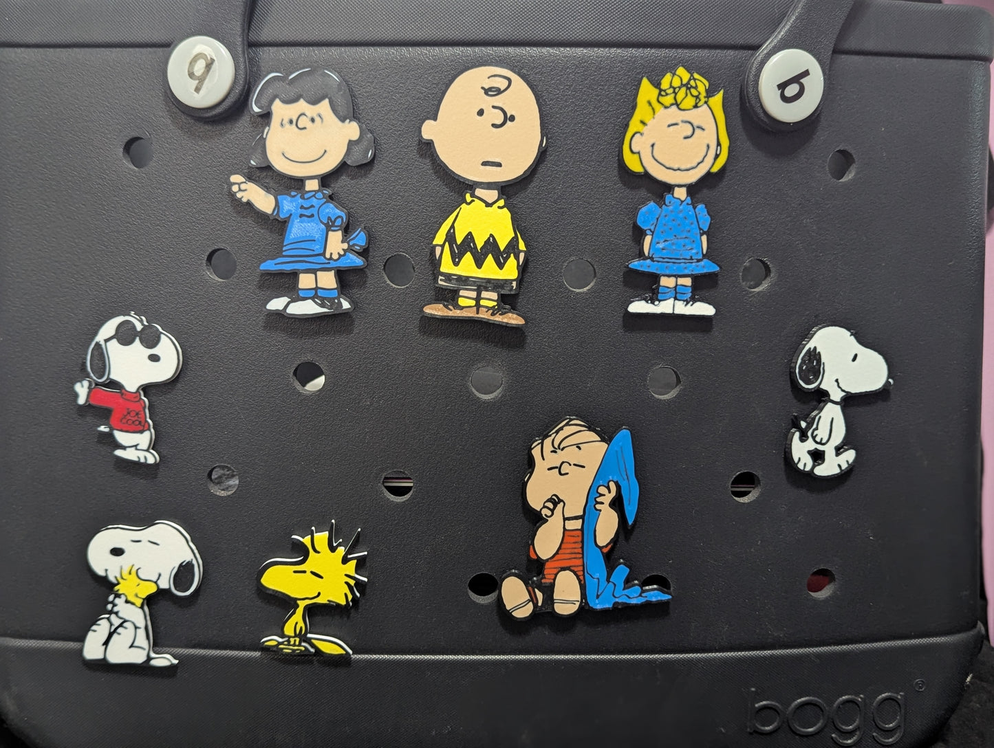 Peanuts Bogg charms